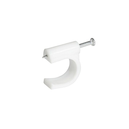 Surtek Cable Clip, Polyethylene, 6 mm Bundle Dia., White GRAC6